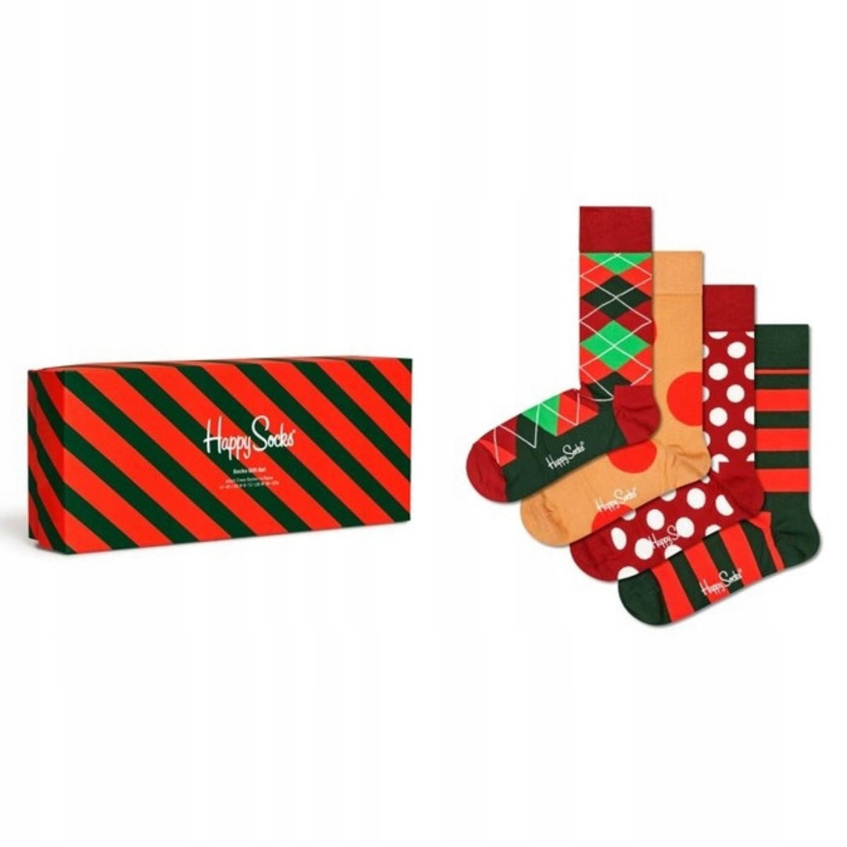 Happy Socks Ponožky Big Dot 4pack vícebarevné velikost 41-46