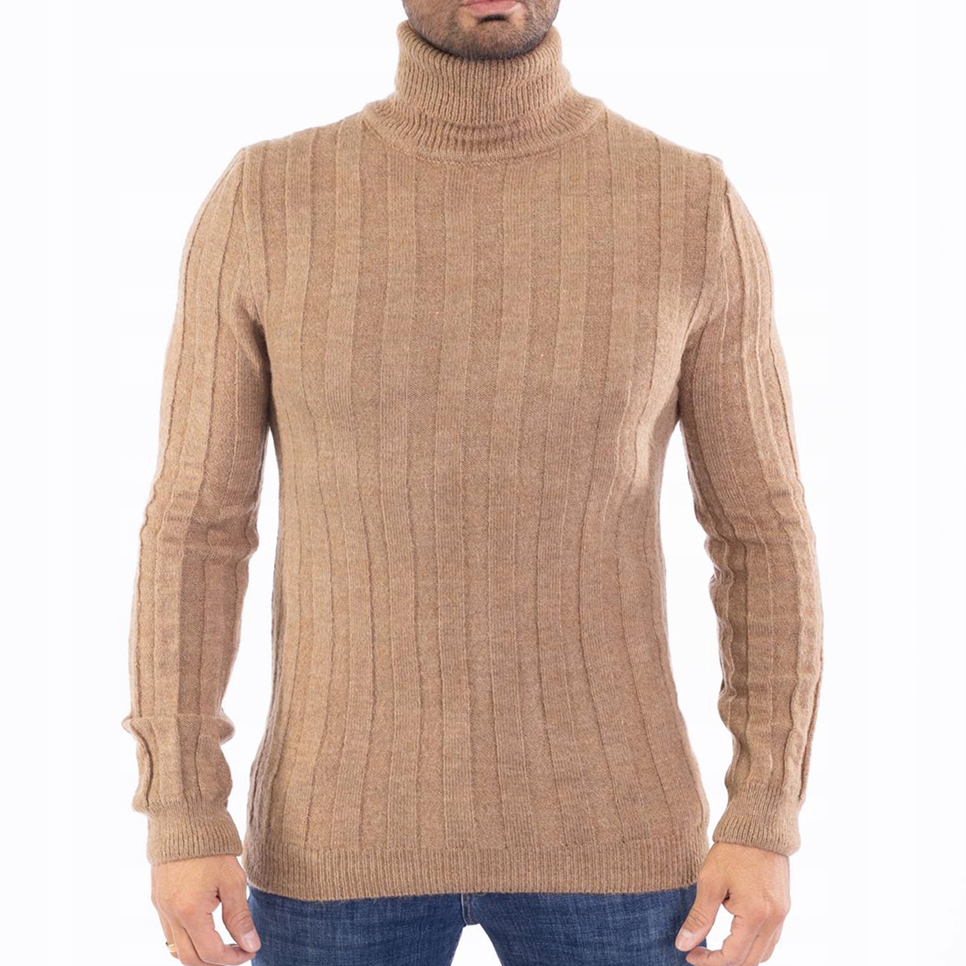 Pánský Rolák , žebrovaný strečový vzor