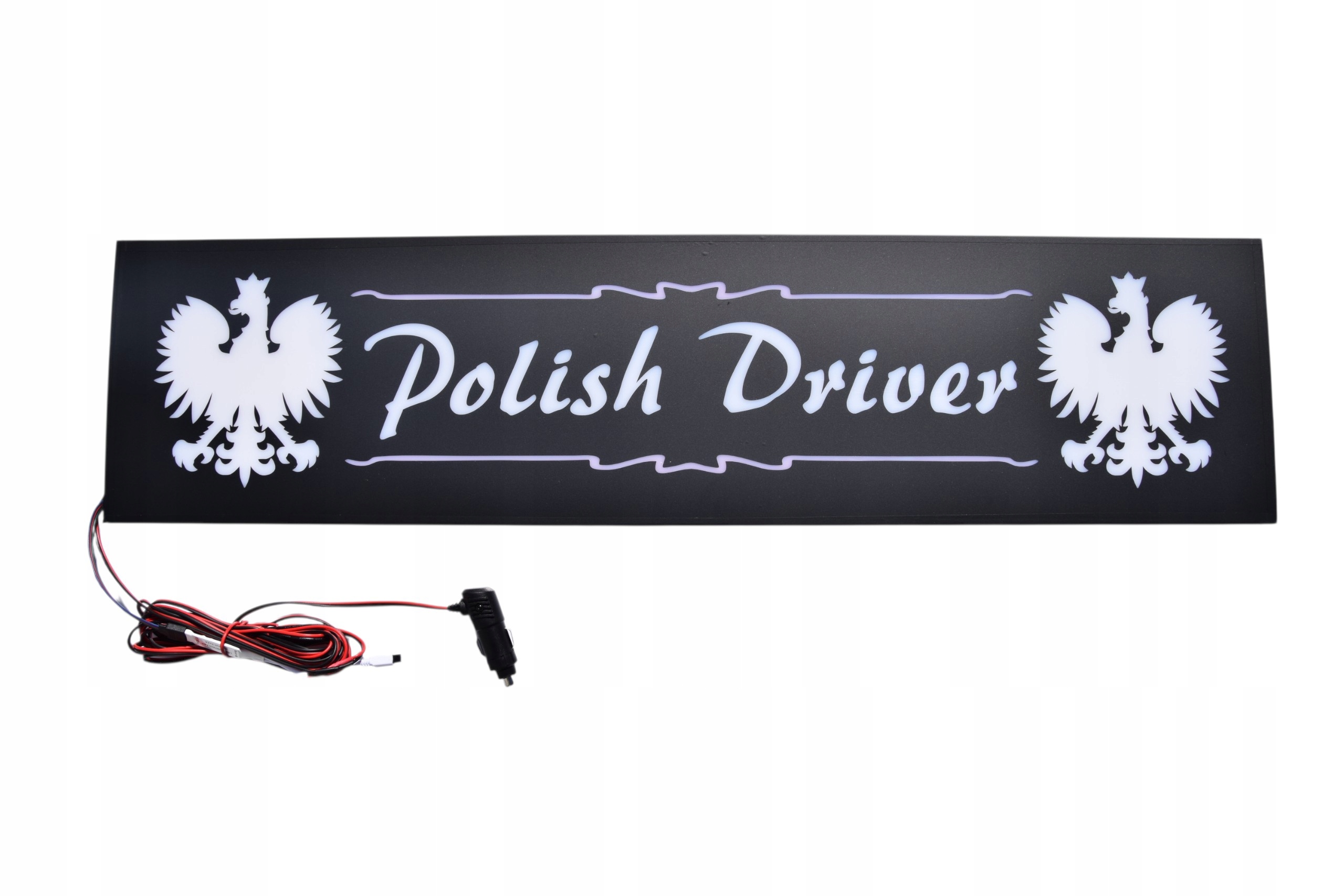 Led tabuľa Polish Driver nad posteľ s podsvietením kabíny modrá Tir