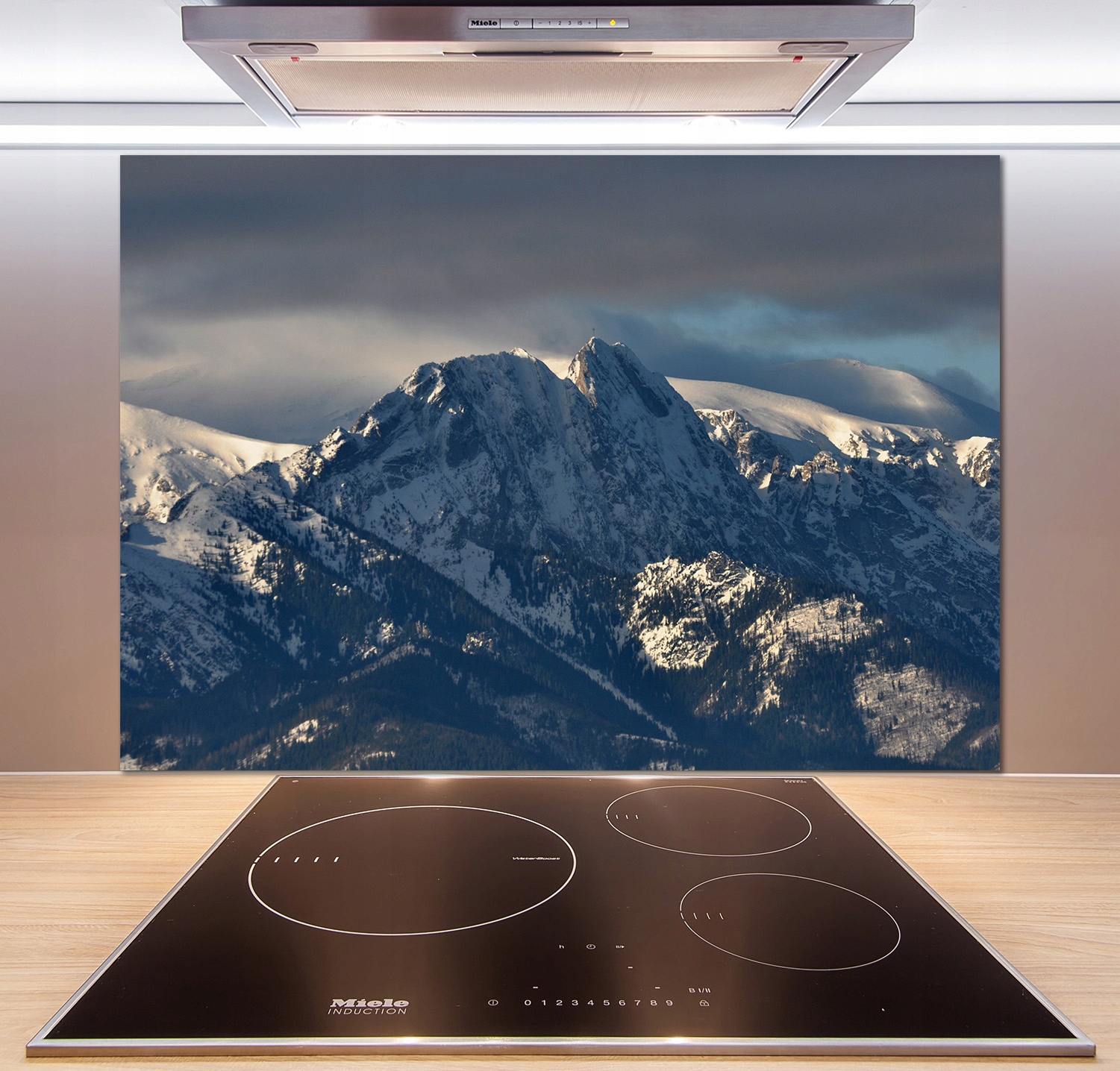 

Panel dekor szkło Giewont zimą 100x70 cm + Klej