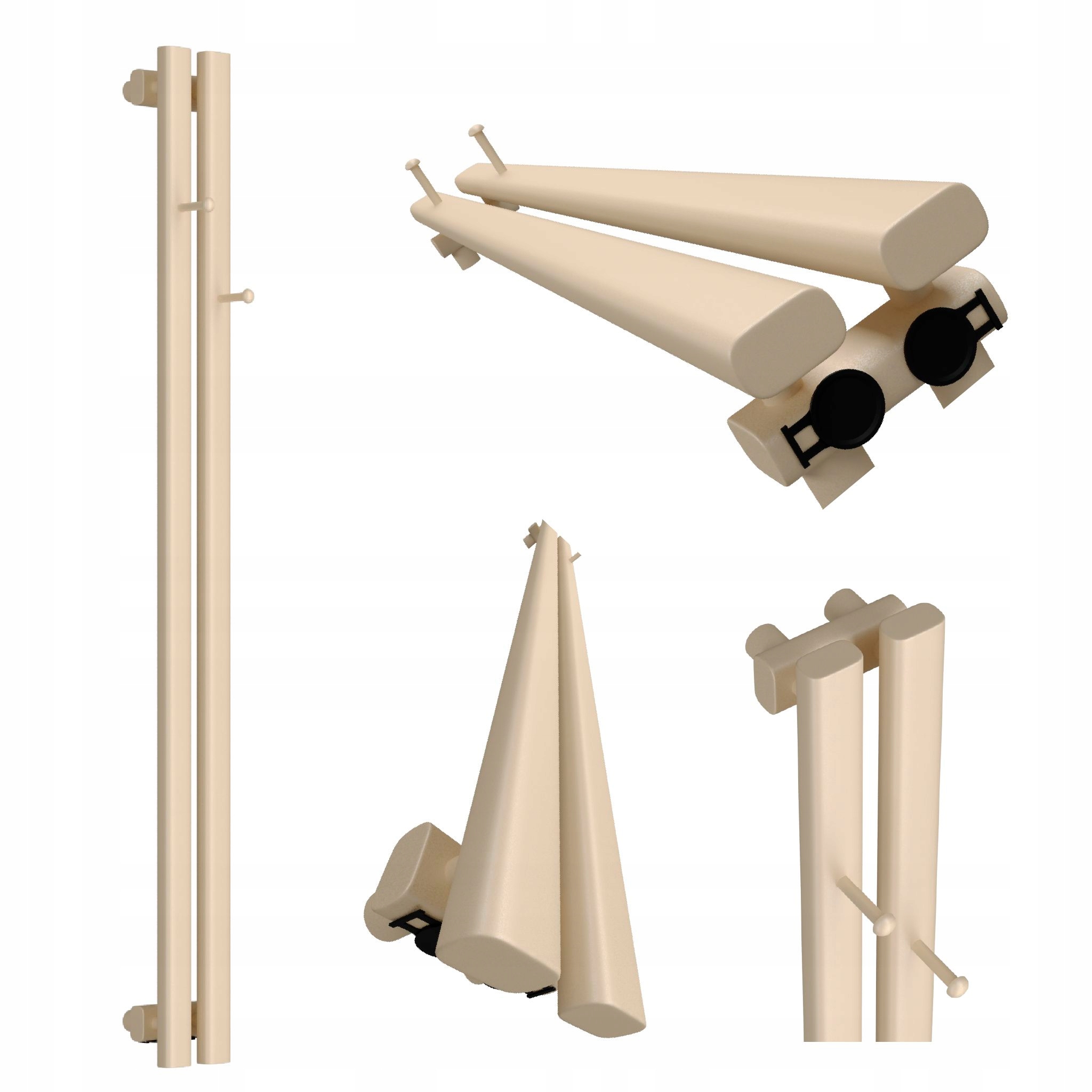 Dekorativní radiátor HORYZONT2 Hook 120x13 quartz1