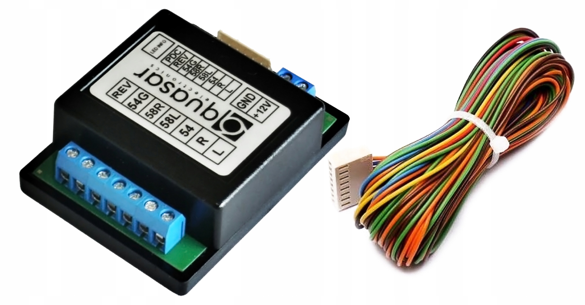 Moduł haka wiązka przewodów przyczepy 7pin 13pin Elektroniczny Moduł Haka