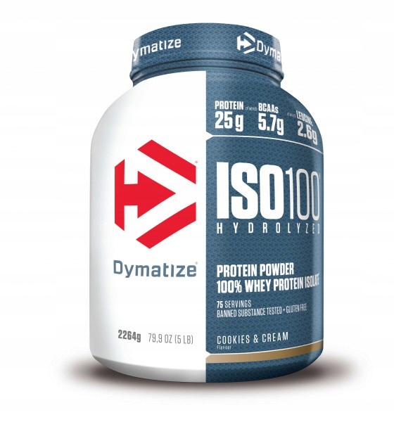 DYMATIZE ISO 100 2264g Hydrolizat Izolat Białka Serwatkowego WPI WPH — 3