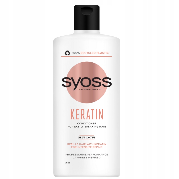 

Syoss Keratin Odżywka do włosów Łamliwych 440ml