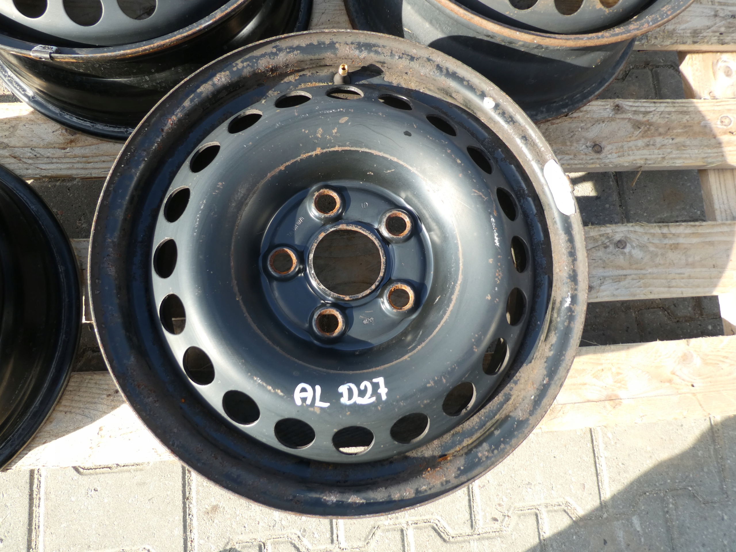 VW T5 CERCHI Ferro 7H0601027D 6.5JX16 ET51