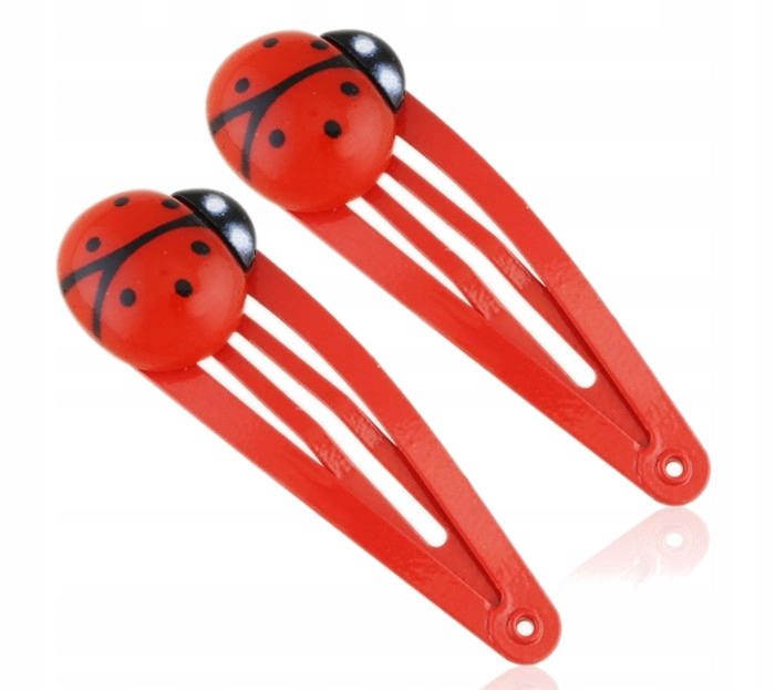 

Spinki Do Włosów Czerwone Biedronki 2 Sztuki