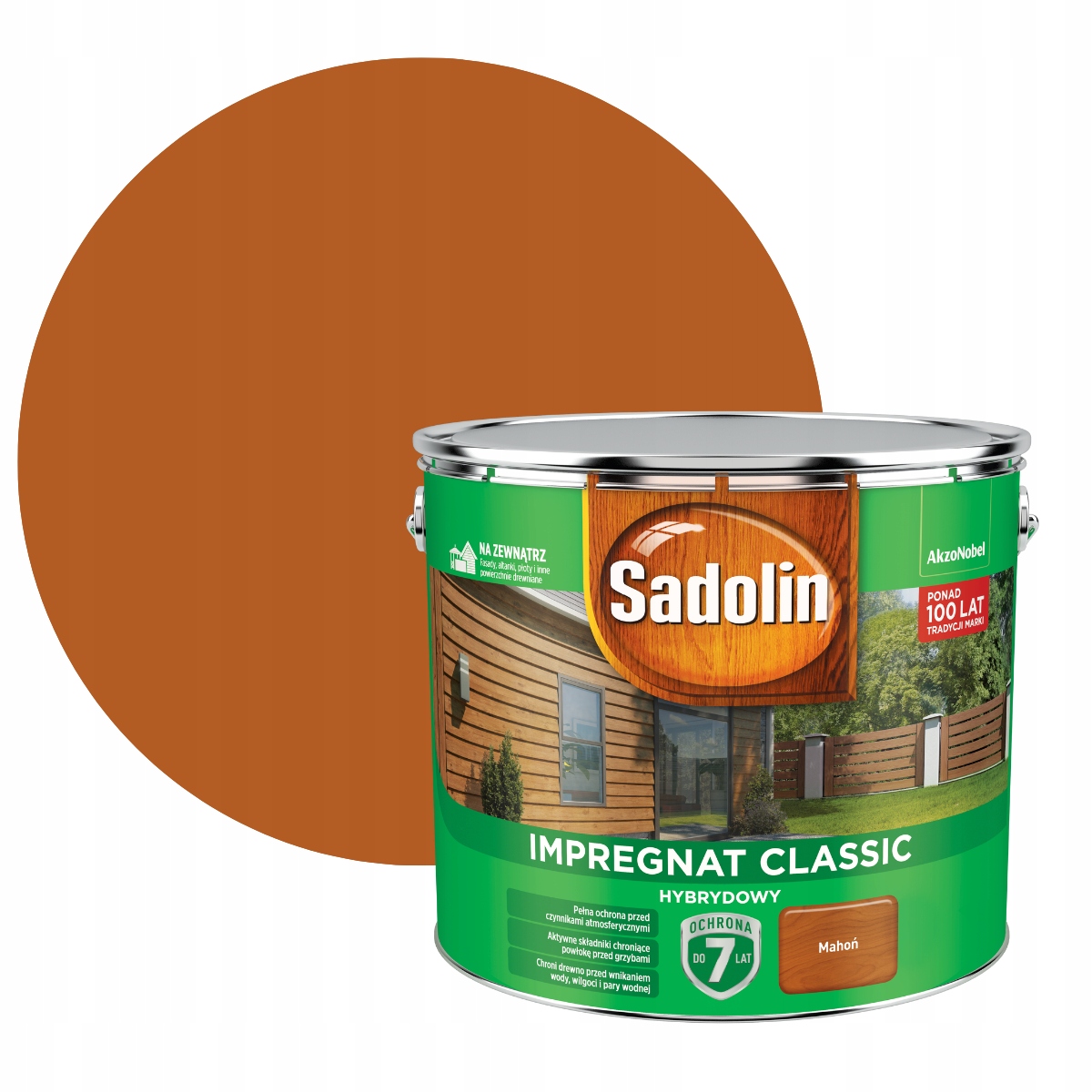 

Sadolin Classic Impregnat 9L Mahoń