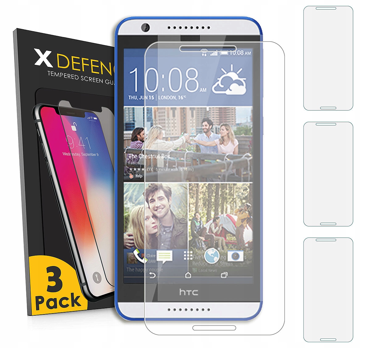

3SZT Szkło Niepękające Do Htc Desire 820