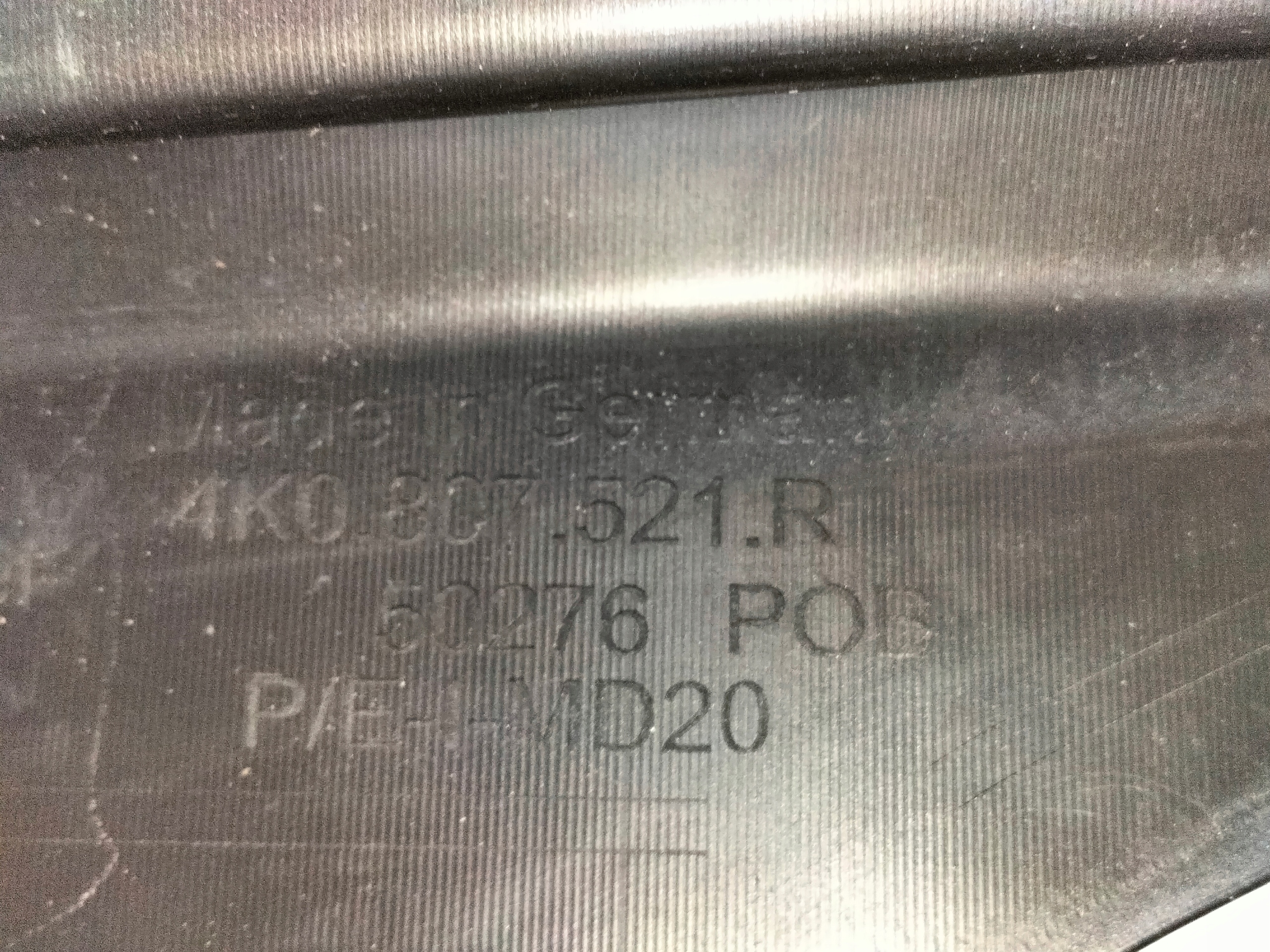 SPOILER ACCESSORI PARAURTI POSTERIORE AUDI A6 S6 C8 LIFT 22- TDI