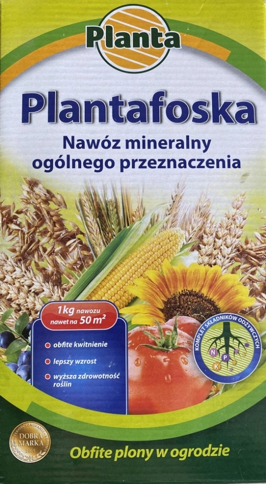 

Nawóz Plantafoska Wieloskładnikowy Mineralny 1KG!