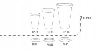Podstawka MASSIVE PR45 do donicy DBMA490 Antracyt Marka Prosperplast
