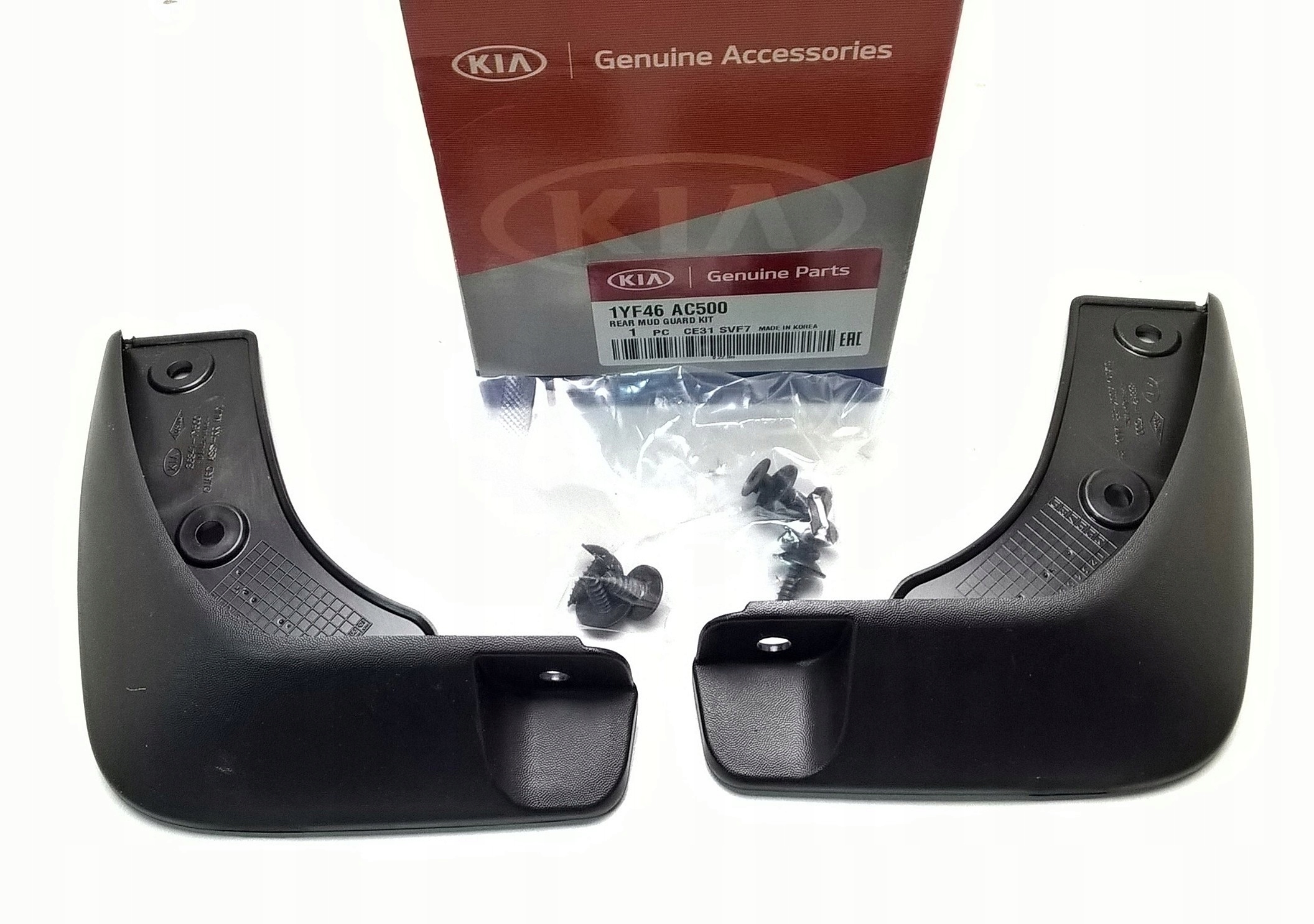 KIA PICANTO II РЕСТАЙЛИНГ 2015-2017 БРЫЗГОВИКИ ЗАЩИТЫ ЗАД. КОМПЛЕКТ. L+ПРАВ. OE