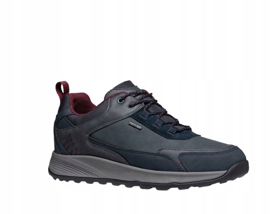 Geox Sportovní Polobotky Tmavě Modré S Vínovými Doplňky 40 J0C