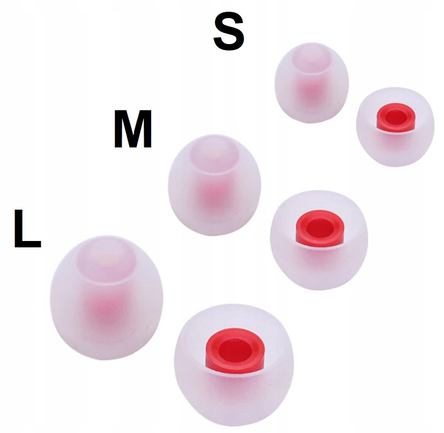 

Uniwersalne Gumki Nakładki Do Słuchawek S*m*l 4mm