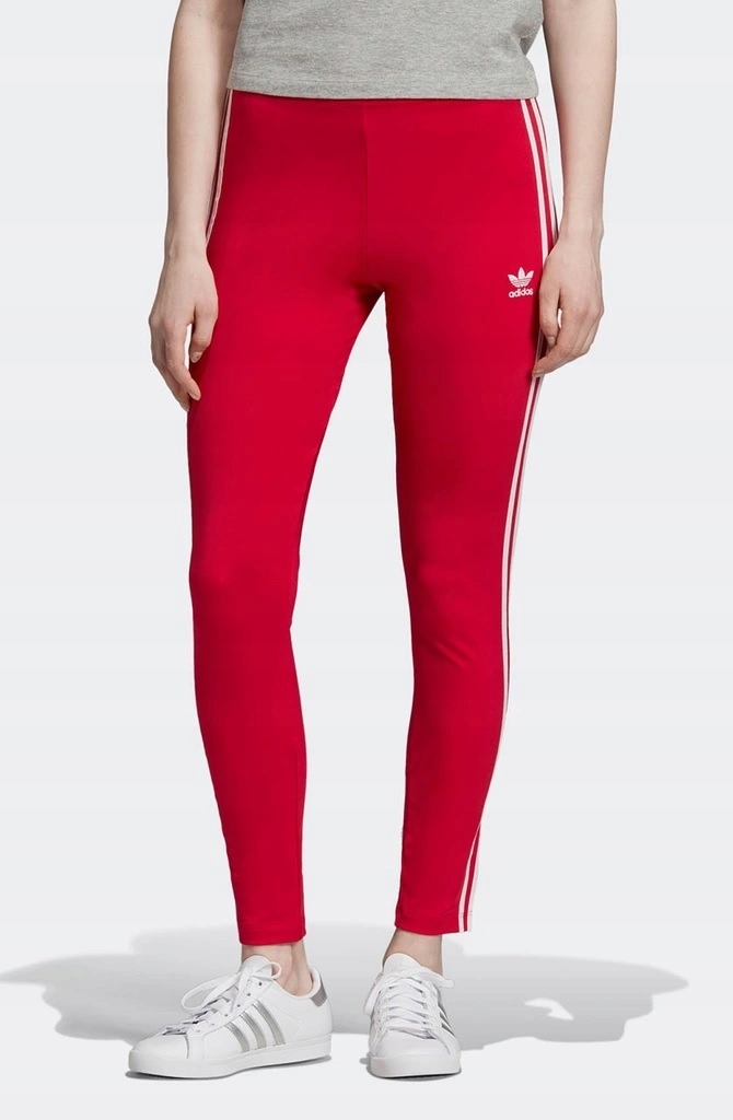 

38 Legginsy Getry Spodnie Adidas ED4757 Czerwone