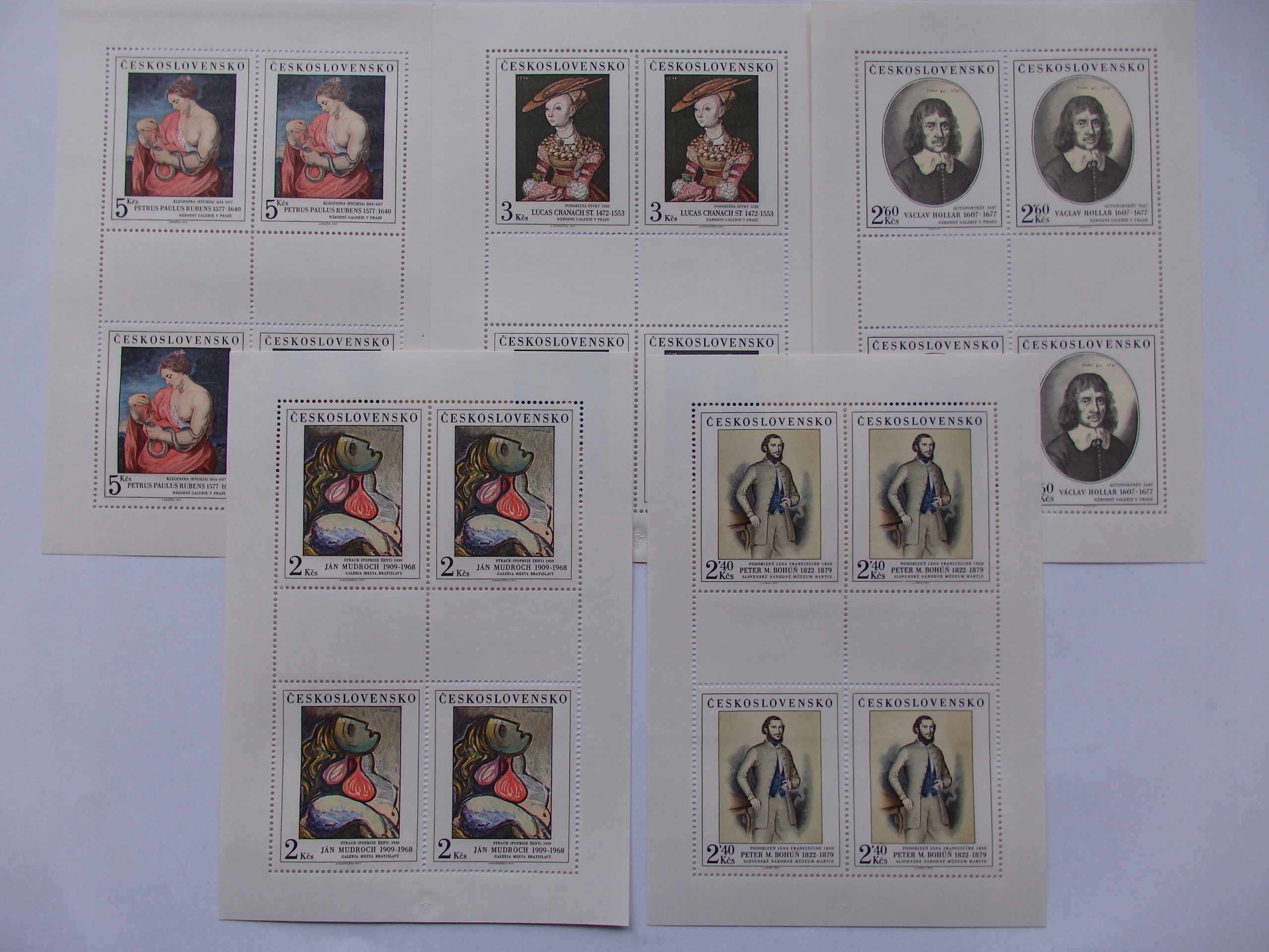 Czechosłowacja, Zestaw bloków, B8989