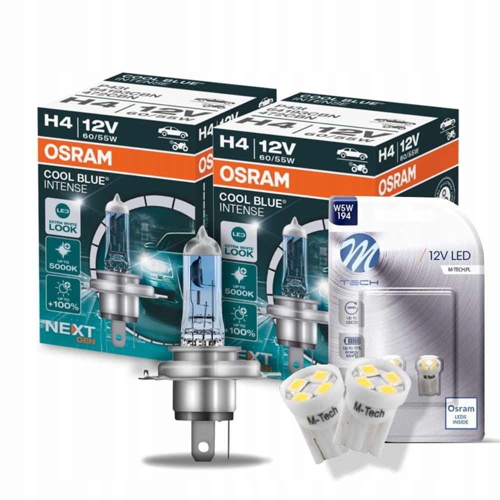 

Osram Cool Blue Intense NextGen H4 P43t Led W5W