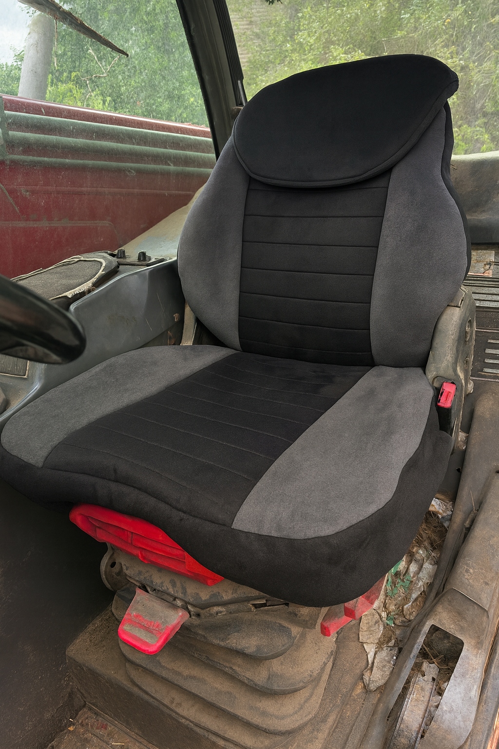 Potah Sedadla Grammer Valtra Fendt Massey Ferguson Šířka 48 CM Materiál