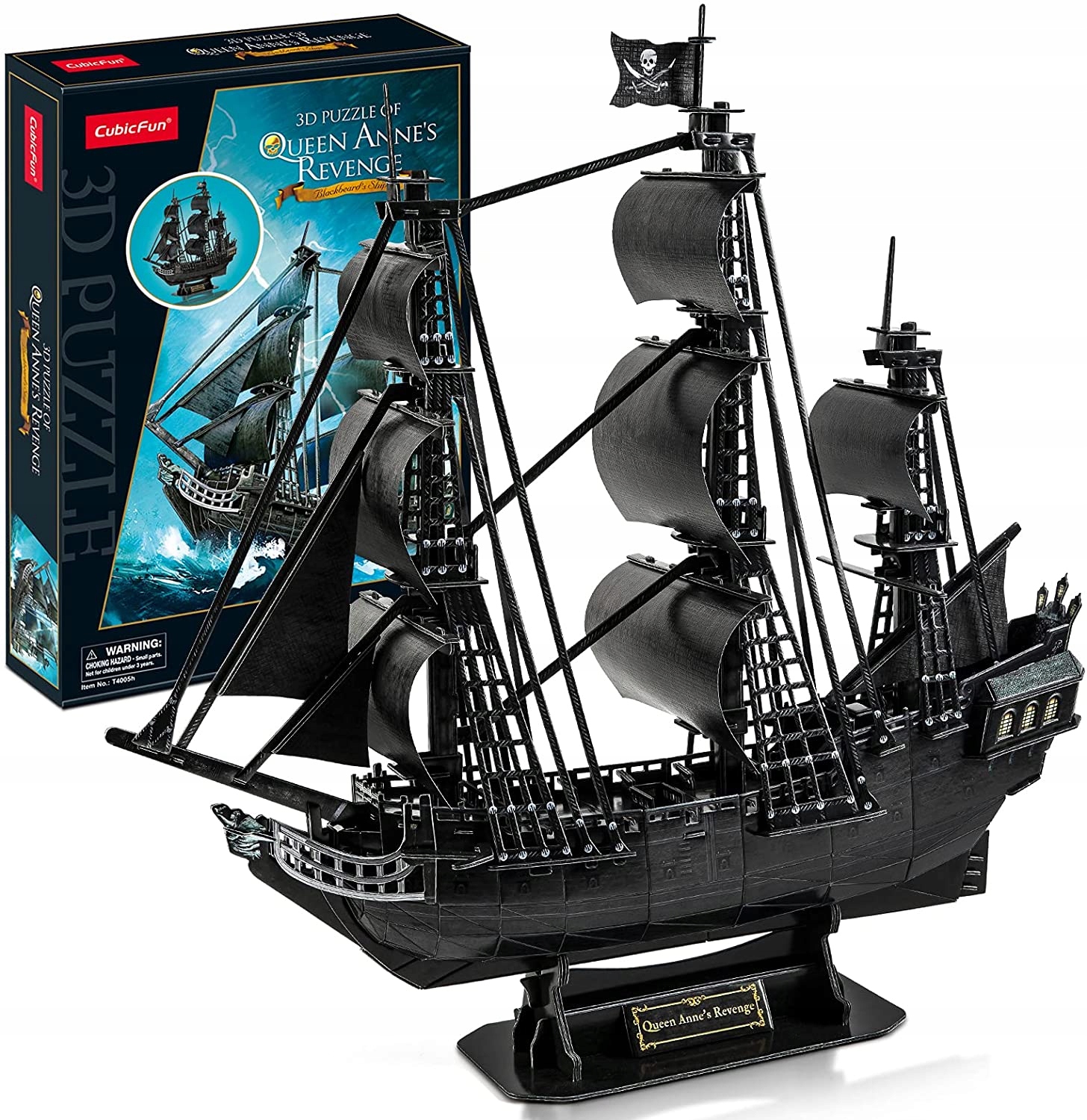 

Cubicfun Puzzle 3D Zemsta Królowej Anny 180 el