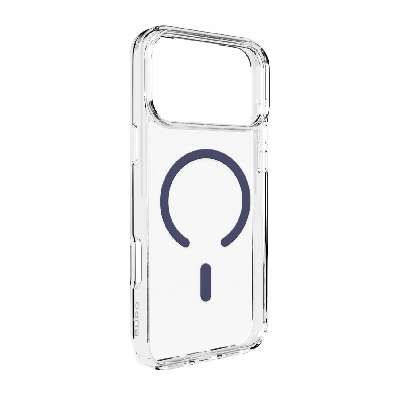 Etui Puro Lite Mag do iPhone 17 Pro Max, MagSafe, niebieski pierścień