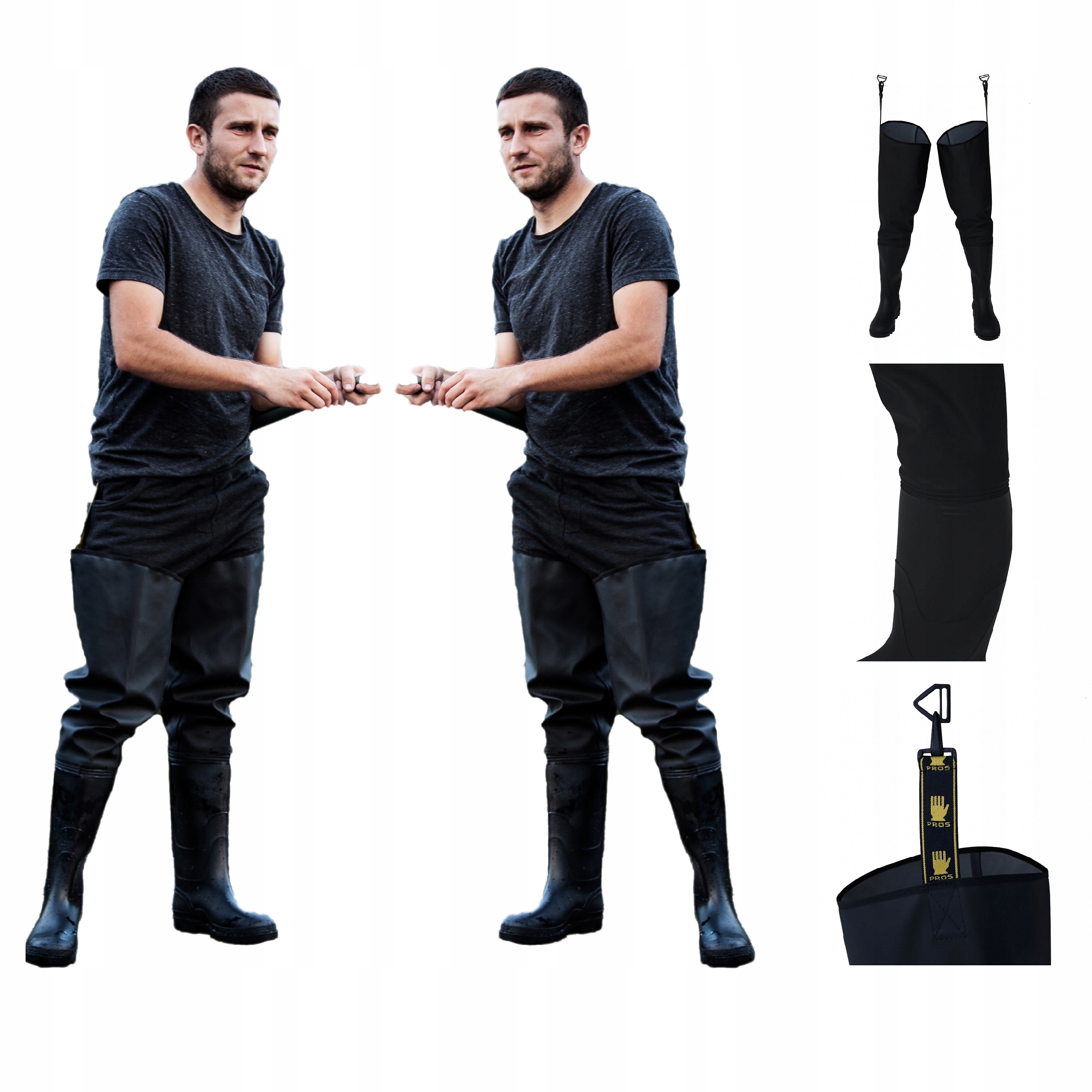 Vodárny Pros Standard WR02 černé vel. 40