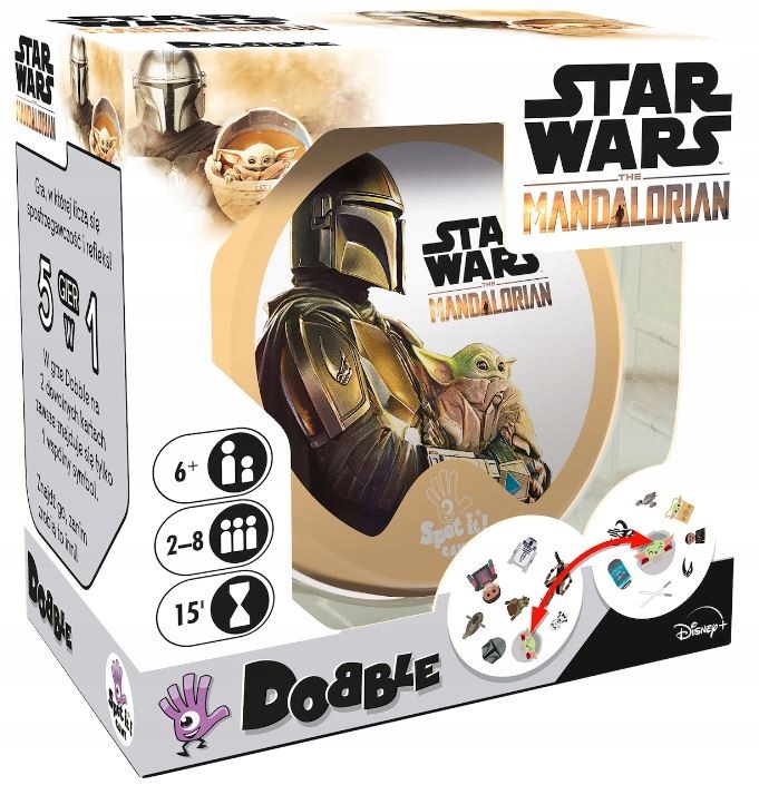 Gra Dobble Star Wars Mandalorian Do Zabawy