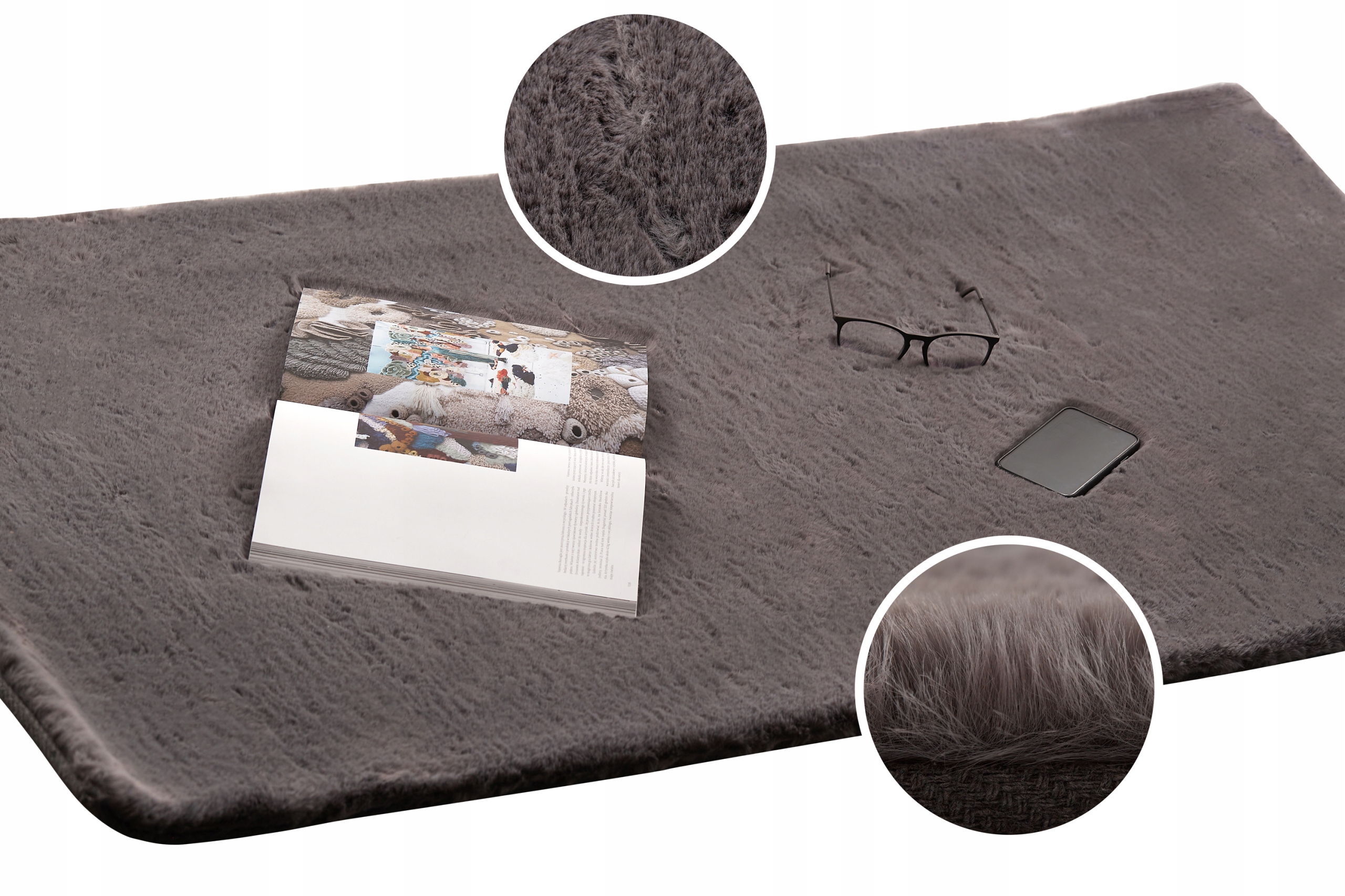 

Dywan Rabbit Bellarossa pluszowy 80X150 popielaty