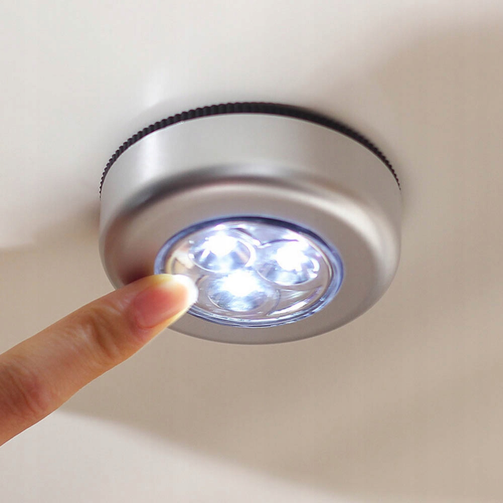 LAMPKA LED SAMOPRZYLEPNA NA BATERIE SAMOPRZYLEPNE Rodzaj gwintu zintegrowane źródło LED