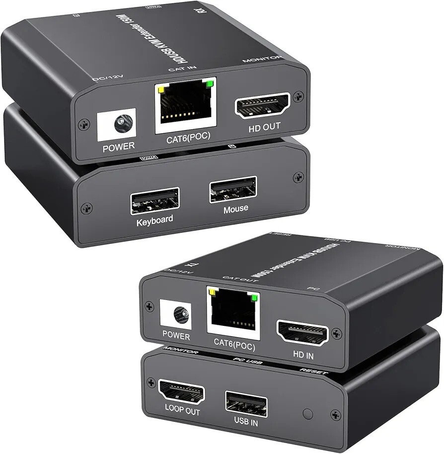 Youtinghdav HDMI USB KVM Extender Przedłużacz