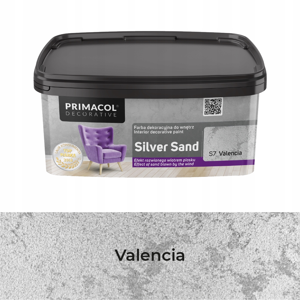 

Primacol Dekoracja Silver Sand *valencia* 1L