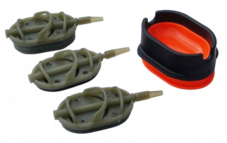 Zestaw Method Feeder 3 x KOSZYK 30 40 50 GR 1 FOREMKA WYCISKANA