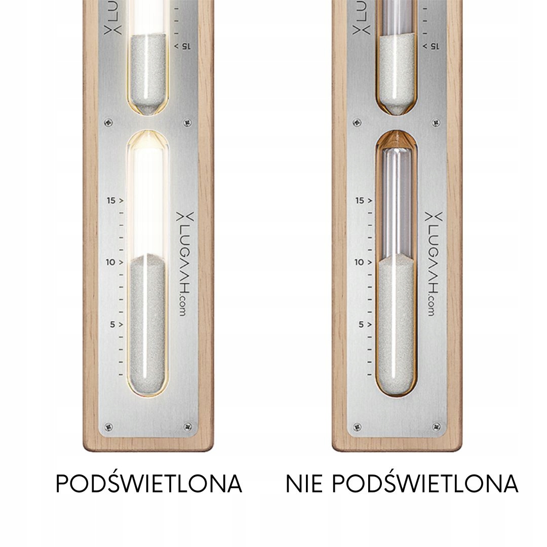 PODŚWIETLANA KLEPSYDRA PIASKOWA DO SAUNY LUGAAH Kod producenta 71882