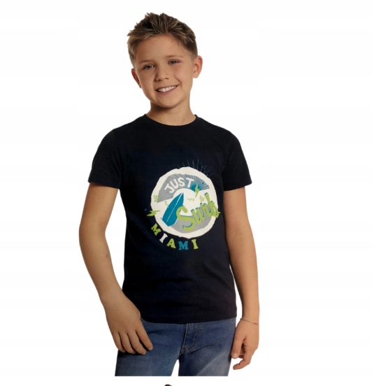 

1621 Koszulka T-shirt chłopięcy Miami roz.146cm