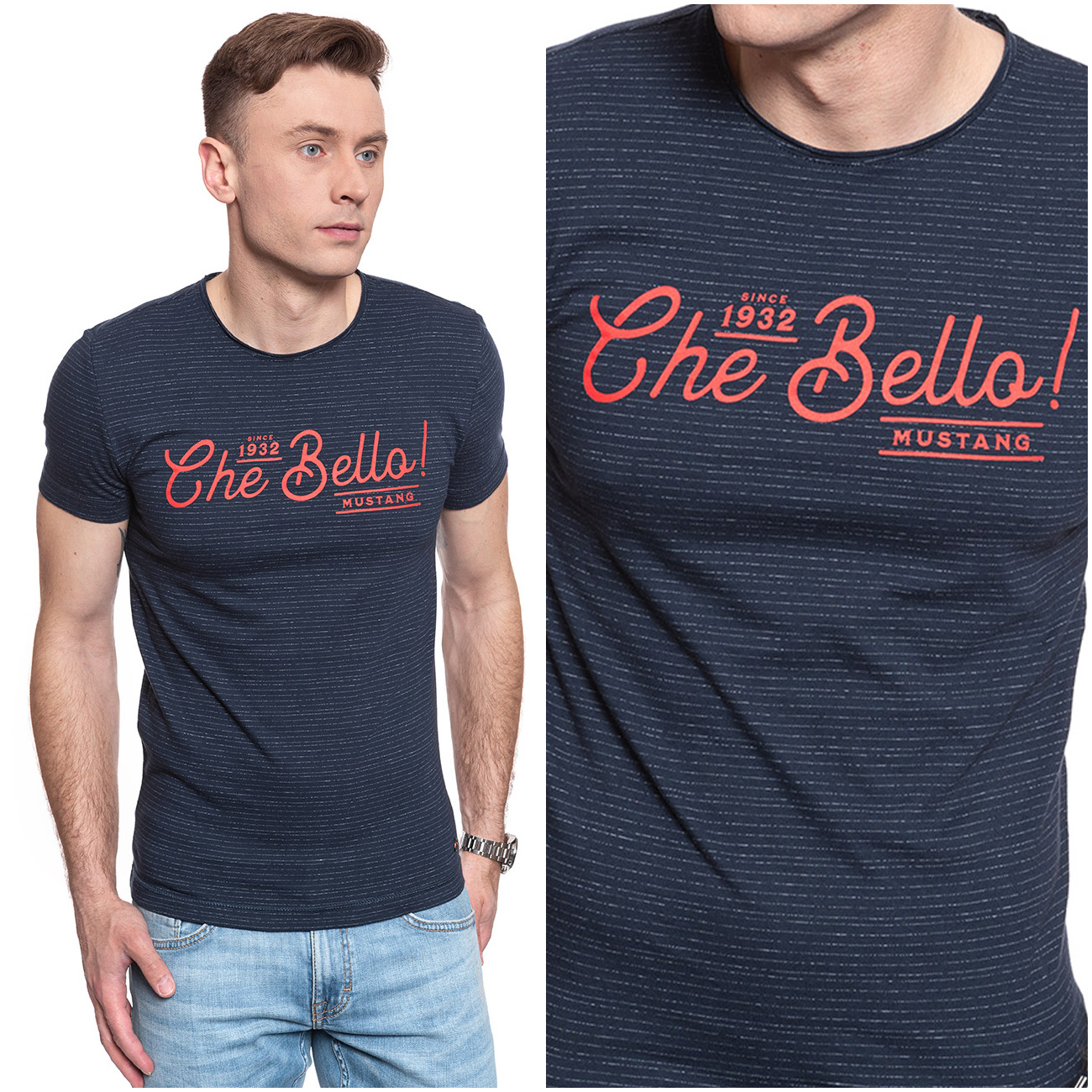 

Mustang Alex C Męska Koszulka T-shirt M