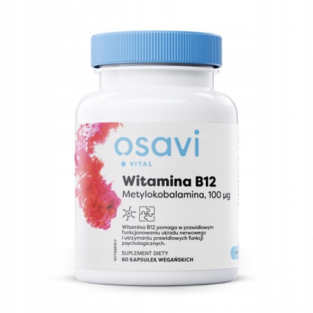 

Witamina B12 100 mcg 60 kapsułek Osavi