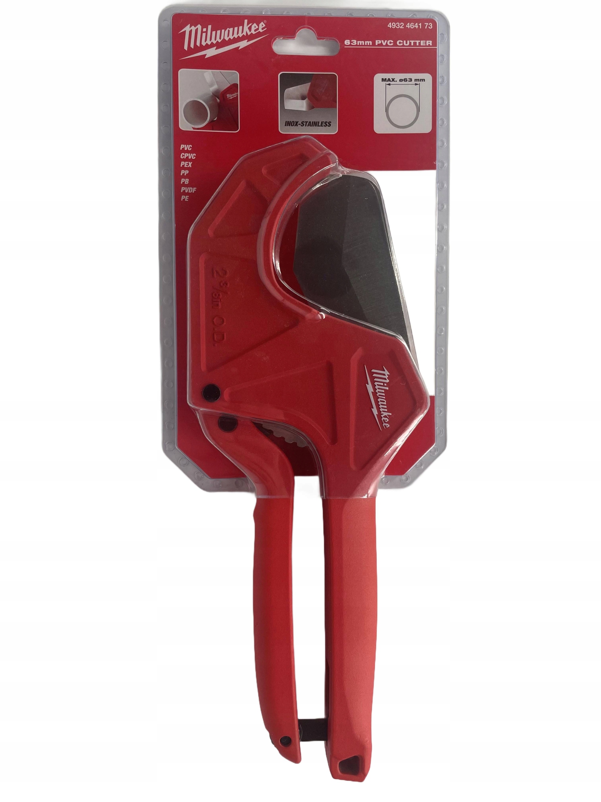 Nožnice na rezanie rúr z Pvc 63 mm Milwaukee 4932464173