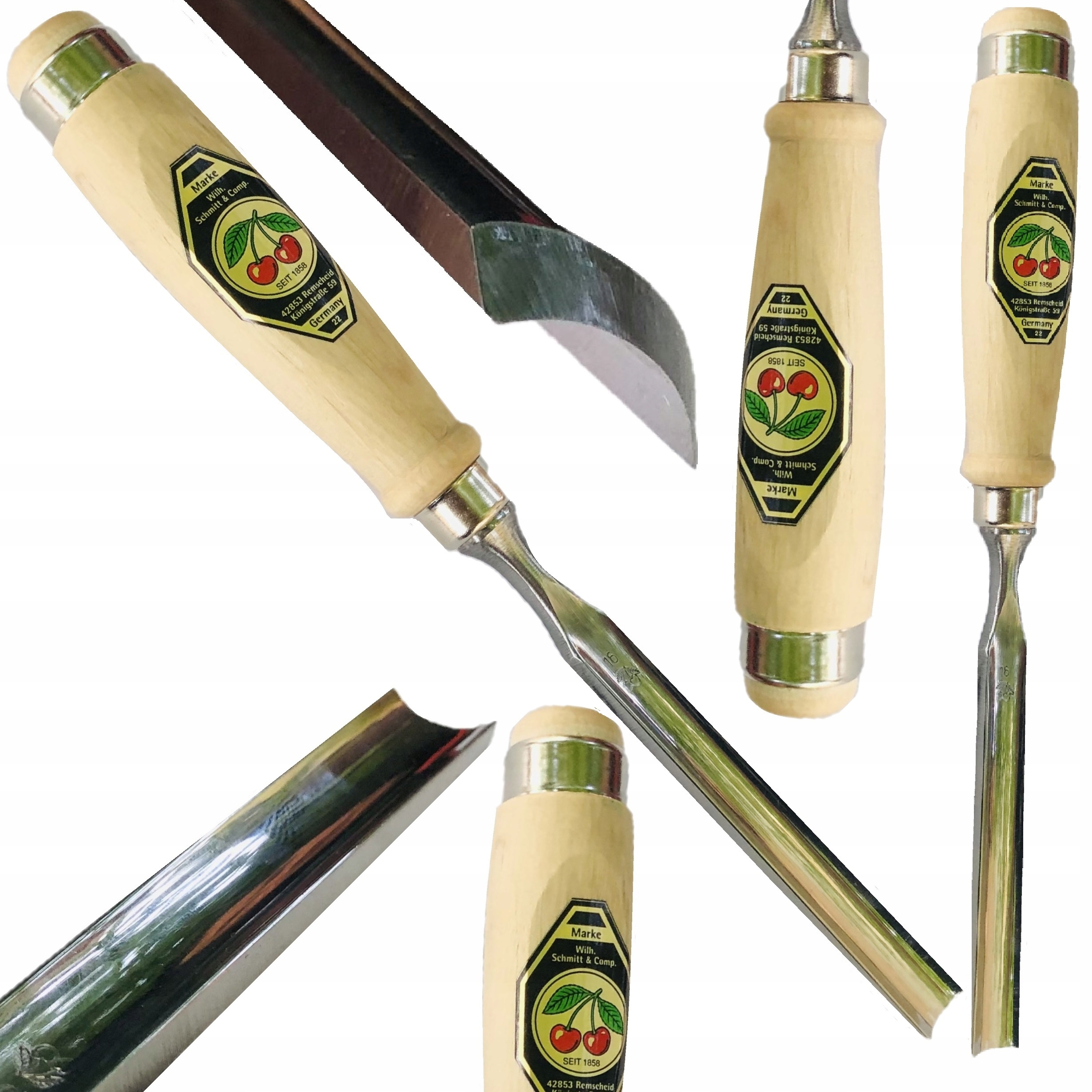

Kirschen Dłuto do drewna żłobak stolarskie 14 mm