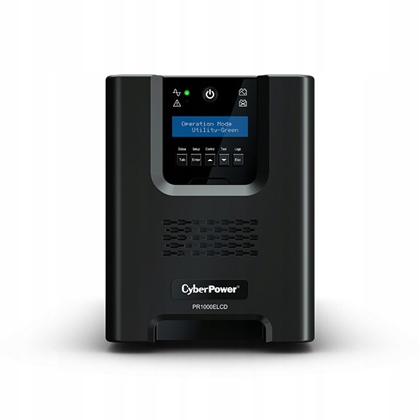 Nouzový zdroj napájení CyberPower PR1000ELCD, černé provedení