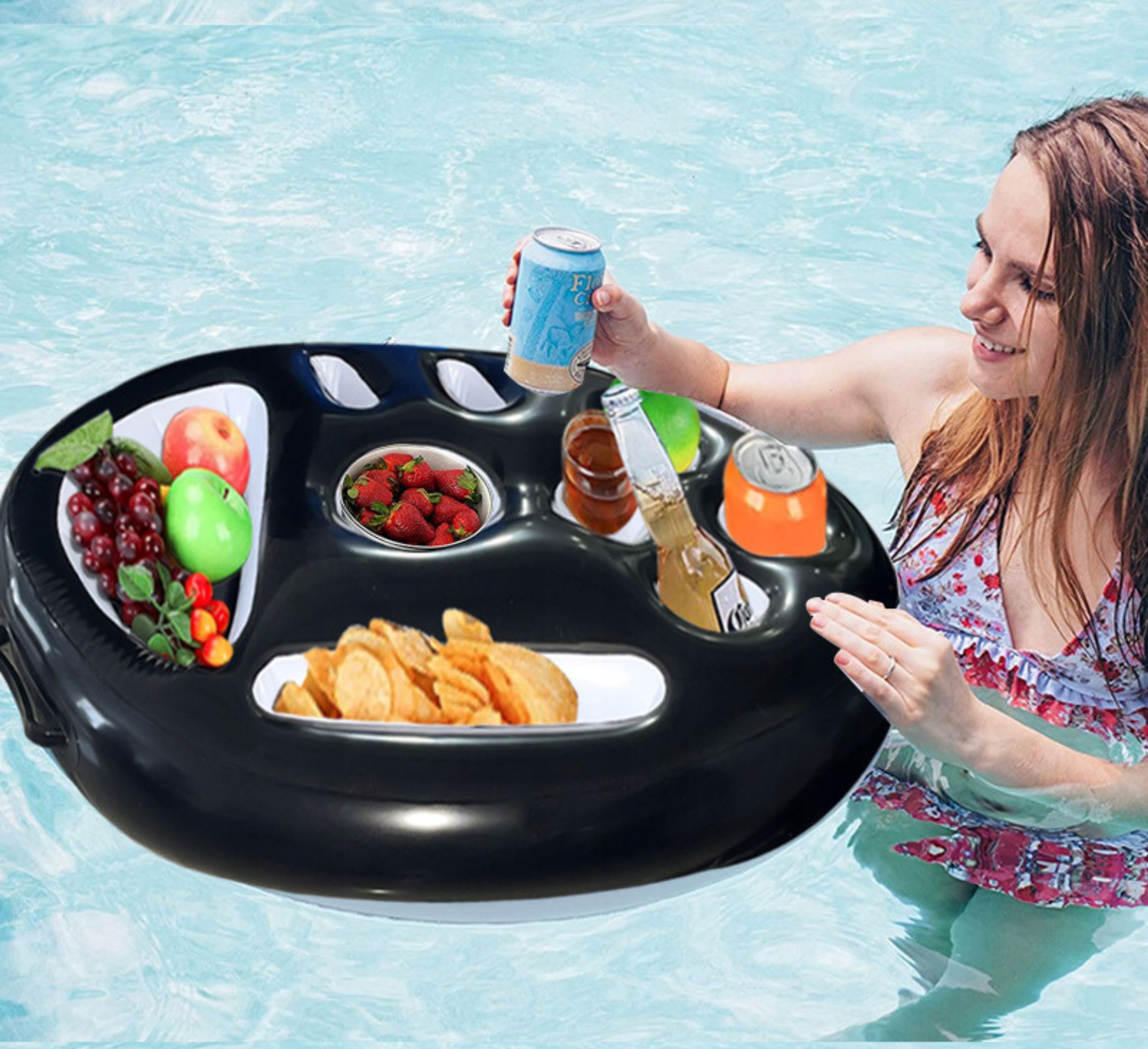 TACA DO BASENU JACUZZI DMUCHANA NA DRINKI NAPOJE PRZEKĄSKI STOLIK PŁYWAJĄCY Rodzaj dmuchany