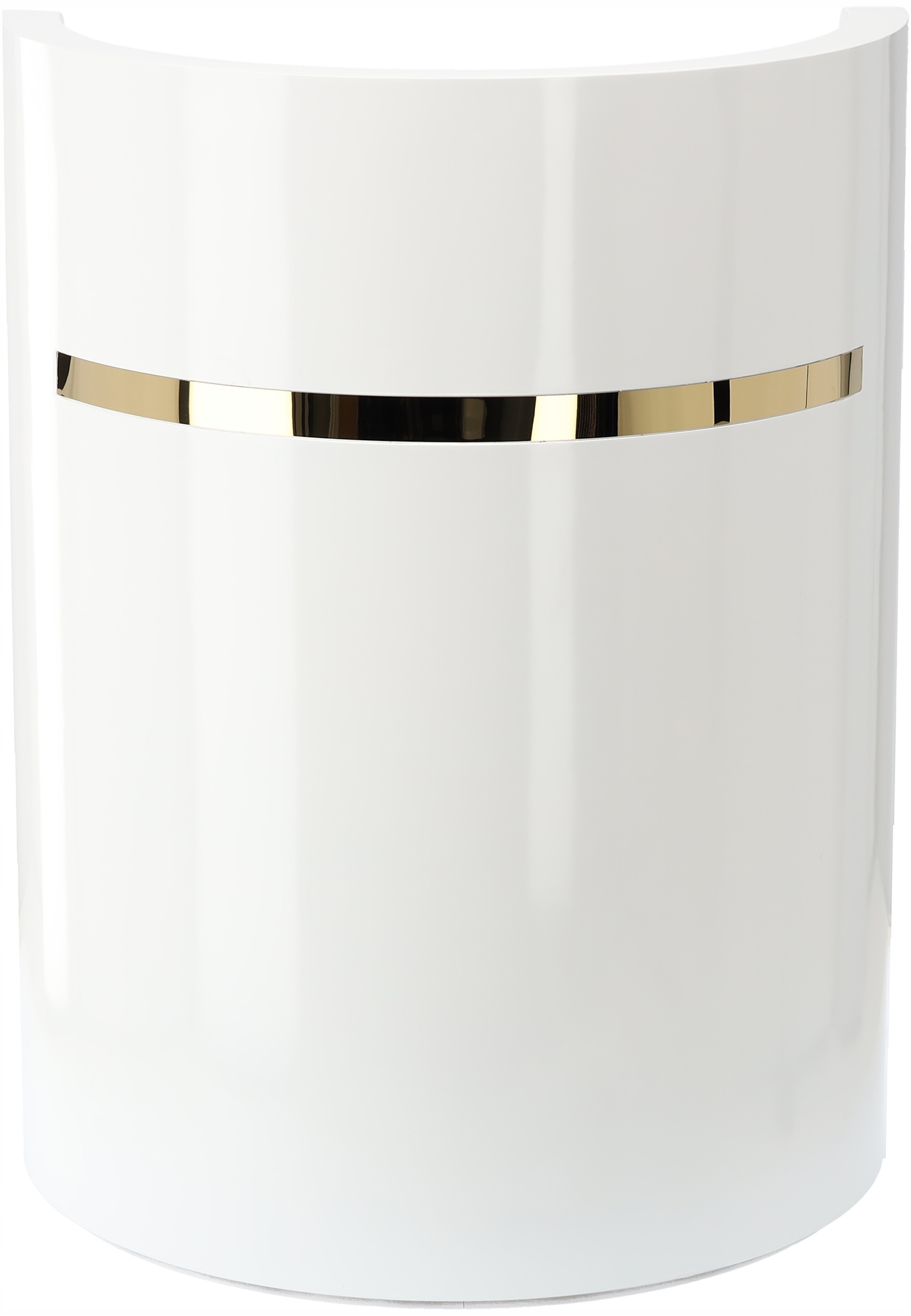 Kadeřnická recepce lakovaná Elia 80 cm kosmetická do Spa salonu