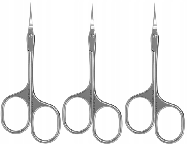 Profesionální nůžky na kůži Asymmetric Uniq 30 Type 4 Staleks 3 kusy
