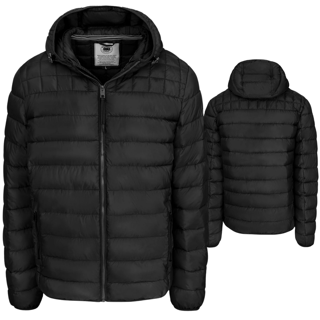 Pánská Zimní Bunda Pitbull West Coast S Kapucí Foothill Černá M