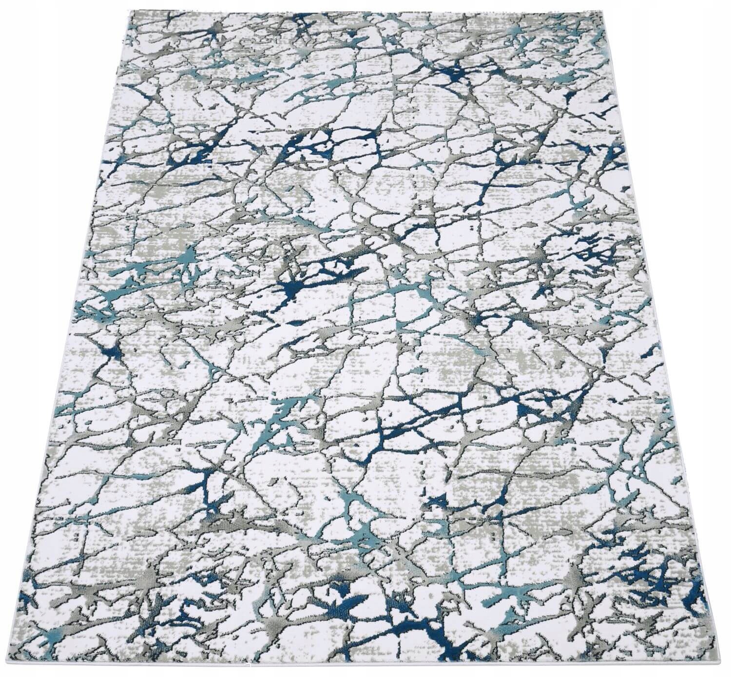 Koberec Do Obývacího Pokoje Moderní, Módní, Měkký, Šedý, Modrý 80X150