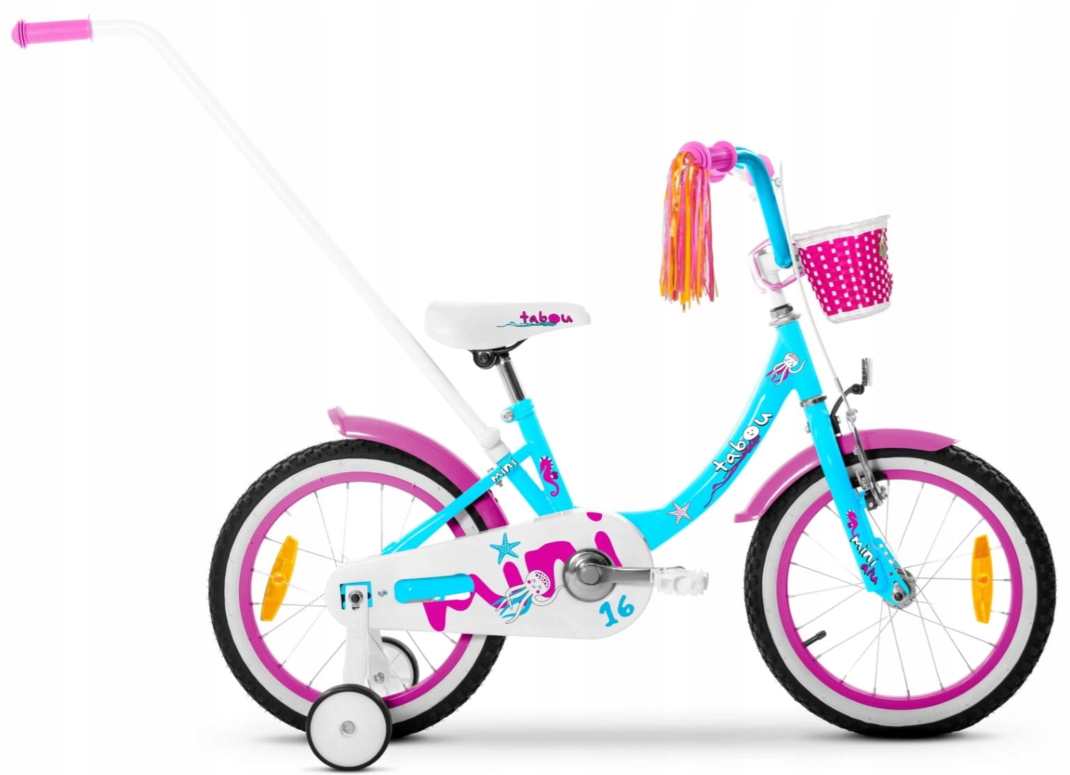 Rower dziecięcy 16" Tabou Mini Alu niebieski jagodowy R23