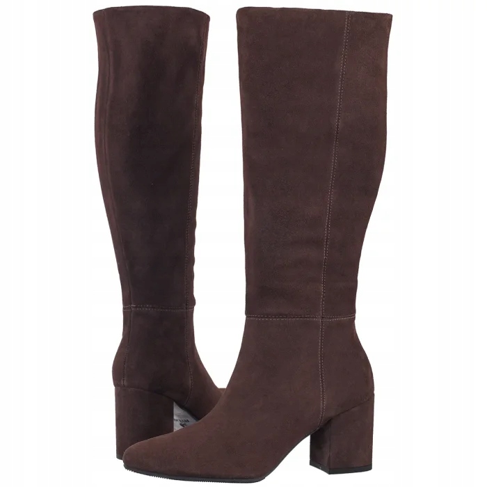 Dámské Kožené Kozačky Ryłko Hnědé F7XU4_T1M_WC9 Brown