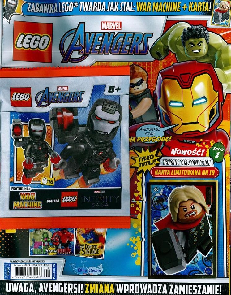 LEGO AVENGERS nr 1/2024 + WAR MACHINE INFINITY SAGA