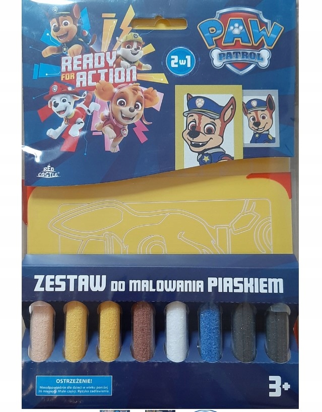 

Zestaw do malowania pisakiem Psi Patrol Chase 2w1