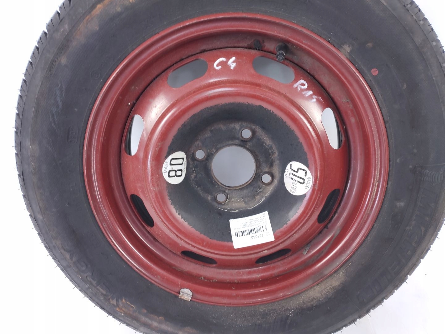 KOŁO ZAPASOWE CITROEN C4 I 1 195/65/15 4X108 Numer katalogowy części R15