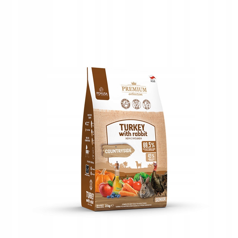 Pokusa Senior karma dla psów starszych niskotłuszczowa 3kg