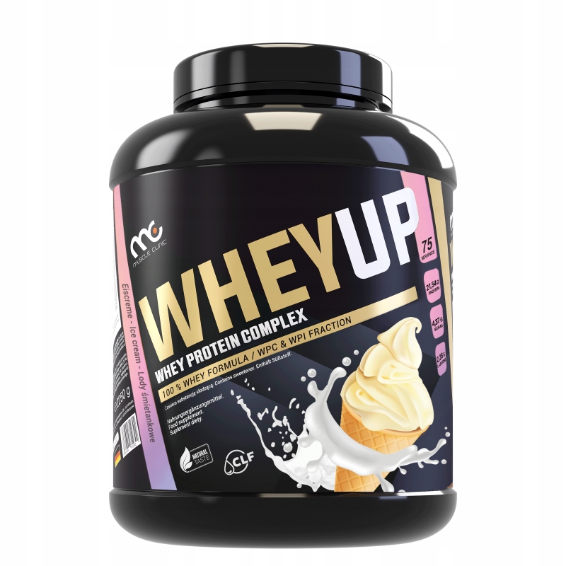 Muscle Clinic Whey Up 2250 g Wpc syrovátkový koncentrát čistý Top